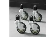 Cefito 4" Swivel Castor Wheels Stainless Steel Kitchen Bench Set of 4