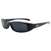 NEW ATTITUDE MOTORCYCLE GLASSES SUNGLASSES BLACK FRAMES SP HINGE DARK SMOKE LENS