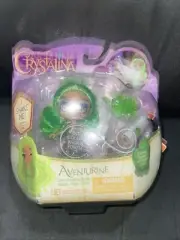 Crystalina Aventurine Color Changing Sprite - Amulet + Moon Stand - Brand New