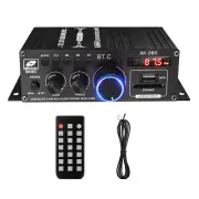 New 12V 3A Mini 2CH Bluetooth 5.0 Stereo HIFI Power Amplifier Accessories