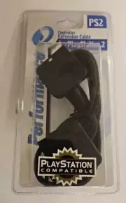 1 Sony PS2 / PS1 Controller Extension Cable 6’ Black Sealed NIP