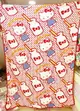 【震撼精品百貨】Hello Kitty 凱蒂貓 三麗鷗 KITTY日本保暖毛毯/被子(雙人)-紅點/牛奶瓶#11553 震撼日式精品百貨