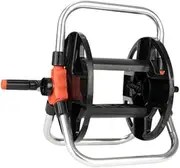Garden Hose Reel Cart Power Washer Hose Reel Holds up to 147ft of 1/2" Hose Water Hose Holder for Wall Floor Cleaning Outside