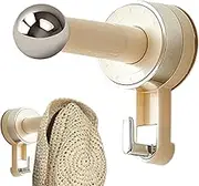 Suction Cup Hook - Wall Suction Cup Shower Hook Adjustable,Heavy Duty Versatile Organizer, Rental House Kitchenware Hanger for Bags, Towel, Hats, Coat, Keys