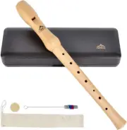 Recorder Instrument for Adults Beginners Maple Wood C Key Soprano Recorder Germa