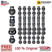 48pcs Upgraded Cord Locks – Spring Toggle Stoppers for Drawstrings & Shoelaces