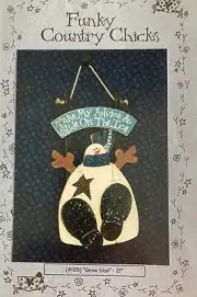 Tole Pattern Packet: Snow Sled by The Funky Country Chicks