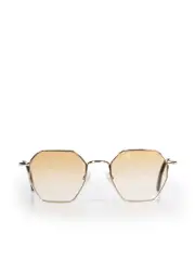 Gold Square Gradient Sunglasses