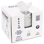 8 Qt. Clear Get Reddi Food and Poly Bag (1000/Carton)