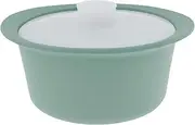 Reusable Silicone Steamer,Silicone Steamer for Cooking,Steaming Pot Steamer Egg Cooker,Microwave Silicone Steamer,Reusable Silicone Steamer Bowl with Lid Multipurpose Silicone Popper (B)