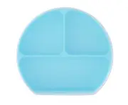 Suction Plates for Baby, Divided Silicone Dish for Weaning Babies