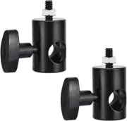 2PCS Rapid Adapter Convert with 1/4" Screw, 1/4 Thread Photography Light Stand