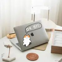 在飛比找蝦皮購物優惠-蘋果筆電保護殼 貓貓系列OK BYE適用Mac13.6寸M1