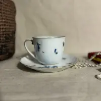 在飛比找Yahoo!奇摩拍賣優惠-日本大倉陶園OKURA缸染青花迷你摩卡咖啡杯 紅茶杯