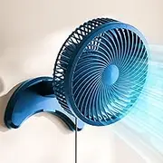 10000mAh Rechargeable Portable Clip Fan, 7-Inch Camping Fan with Hanging Hook, Battery Operated Fan, 40 Hours Work Time, Timer, 4 Speeds for Strollor, Desk, Tent, Table, Treadmill, Golf, Outdoor