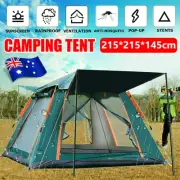 Camping Tent 4-5 Person Quick Pop Up Shelter for Hiking Fishing Outdoor Shade