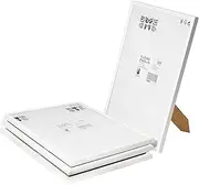 Ikea YLLEVAD White A4 21x30cm Lightweight Photo Frames, Plastic & Paperboard - Set of 4