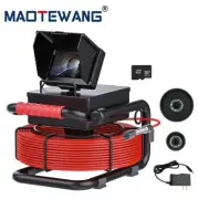 50M Sewer Pipe Inspection Camera 17MM Sewer Pipeline Endoscope 4.3 inch Monitor