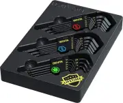 LEXIVON Master Wrench Key Set, 35-Piece Long Arm Hex Keys, S2 Alloy Steel