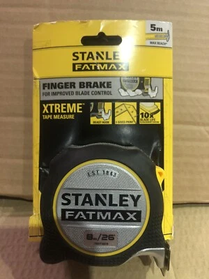 Stanley FMHT38218-5 FatMax Xtreme Tape Measure 8M/26Ft Measuring 382185 STA38218
