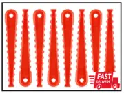Reel Easy + Serrated Blade Replacements (8-pack) | Ryobi Head Fixed String Of
