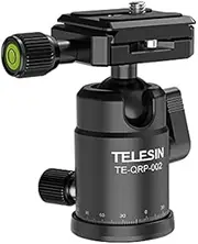 [CamGo] Telesin Ball Head Quick Release Camera Plate for GoPro / Insta360 / Osmo Action 5 4 3 2 1 / Osmo Pocket 3 / SJCAM/DSLR/Camcorder