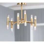 SAFAVIEH Fidelma Flush Mount | Gold |