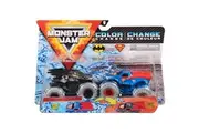 Monster Jam, Official Batman Vs. Superman Color-Changing Die-Cast Monster Trucks, 1:64 Scale