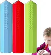 Sensory Topper Chew Pencil | Colorful Sensory Chew Pencil 3pcs Sensory Toys for School Classroom Favors Need Oral Motor
