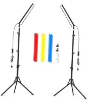 2 Pack Led Video Light Wand Stick, Obeamiu 5600K Led 63'' Tripod Stand