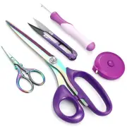 9 Inch Fabric Scissors Tailor Sewing Shears for Fabric Cutting Heavy Duty Tai...