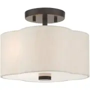 Livex Lighting 58061-92 Solstice Semi-Flush Mount English Bronze