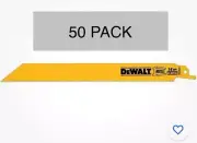 Reciprocating Saw Blades Dewalt 8” 14 Tpi For Sawzalls Bulk Lot Of 50