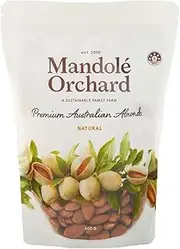 Mandolé Orchard - Premium Australian Almonds - Natural, 500g