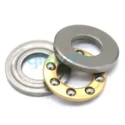 10PCS 9x20x7mm Miniature Axial Ball Flat Washers Thrust Bearings 3-Parts ABEC-1