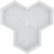 Folpus Paving Pavement Concrete Molding Stepping Stone Paver Garden Pavement Molding Yard Patio Hexagonal Pathmate Stone Molding