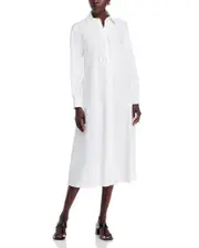 Fabiana Filippi Linen Blend Midi Dress