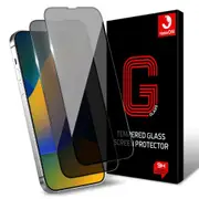 Tough On 2 Pack Privacy Glass Screen Protector for iPhone 14 Pro Max - Privacy