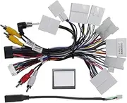 Car Wiring Harness Adapter Canbus Box Decoder Android Radio Power Cable Compatible for Toyota Prius 50 Harrier 4runner RZ-FT02