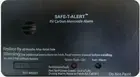 MTI Industries SA-340-BL Safe-T-Alert Black Carbon Monoxide Detector