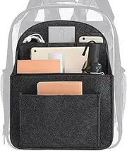 [Generic] Backpack Organizer Insert - Felt Storage Bag Purse Organizer | Travel Rucksack Insert, Backpack Organizer Liner with Multi-Pocket for Rucksack Shoulder Bag