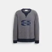Gradient Signature Crewneck Sweater