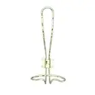 WEATHERED IVORY VINTAGE STYLE METAL COAT HOOK Rustic Wall Hook Hat Bag Towel