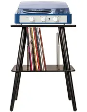 [Gadhouse] Brad MKII Record Player + Entertainment Stand Bundle in Navy