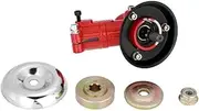 Brush Cutter Trimmer Replacement Gear Head, 9-Teeth Lawn Mower Gearbox 26mm Diameter for Trimmer and Strimmer - Red