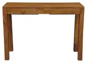 CT Amsterdam Solid Timber 2 Drawer Desk
