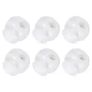 Plastic Cord Lock End Spring Toggle Stopper Double Hole Elastic Stopper Fastener