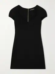 [Versace] Versace - Icons Cady Mini Dress - Black - IT40 IT 40 Black