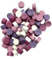 Cotton Candy (pinks, lav, white) Color Mix Sealing Wax Beads (approx 250 beads)