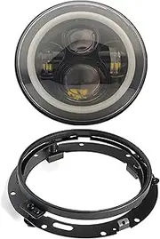 Motorcycle Headlight Motorcycle Accessories 7 inch LED Headlight LED Fog Passing Light Lamp For Harley Touring Electra Glide